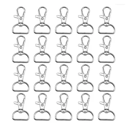 Keychains 20 piezas Locks Twist Lanyard Snap Hooks Premium Keychain Clip Hook Scoper para proyectos de costura