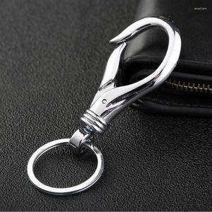 Keychains 2022 Black Carabiner Keychain Key Ring Hanghangende kettinghouder Sleutelhanger Portachiavi Chaveiro Llaveros HOMBRE SMAL2222