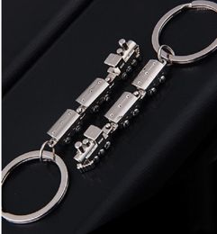 Sleutelhangers 2023 Mode Mini Trein Model Legering Metalen Sleutelhanger Creatieve Sleutelhanger Auto Hanger Tas Charme Voor Mannen En Vrouwen