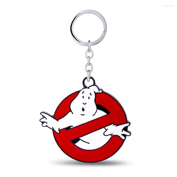 Porte-clés 2023 Ghostbusters porte-clés alliage métal pédant Logo porte-clés porte-clés anneau pour femmes hommes Souvenirs