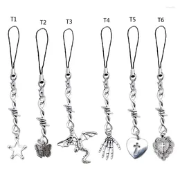 Sleutelhangers 2024 Anti Verlies Lanyard Voor Telefoon Y2K Stijl Charm Strap Opvallende Hanger Opknoping Ornament Verjaardagscadeau Tieners