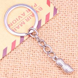 Porte-clés 20pcs mode porte-clés 20x7x5mm 3D cacahuète pendentifs bricolage hommes bijoux voiture porte-clés porte-anneau souvenir pour cadeau