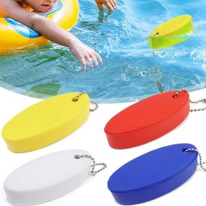 Keychains 3 pcs mousse flottante porte-clés flottant pour le bateau marin sport nage de kayak ovale de rafting