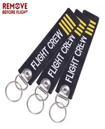 Keychains 30 PCSLOT Flight Crew Keychain for Aviation Gift brodery chaîne clé Bijoux Fashion Promotion Cadeaux de Noël13089038