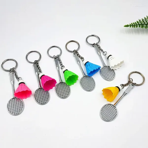 Porte-clés 30pcs badminton porte-clés pendentif cadeau porte-clés mini artisanat dessin animé