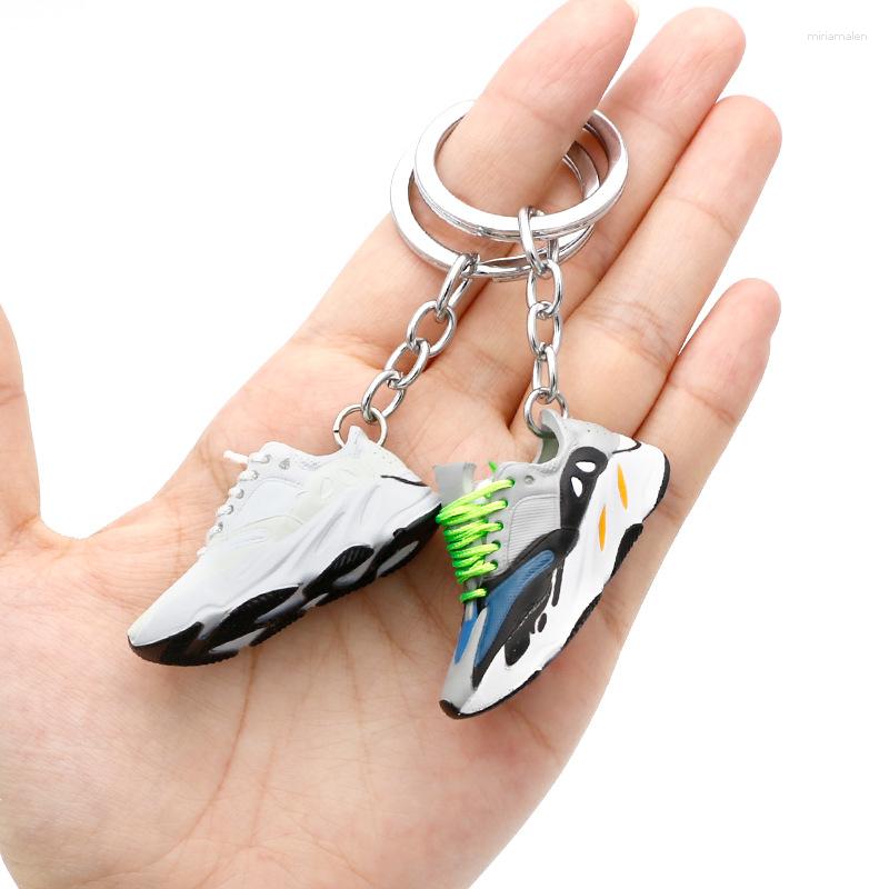 Keychains 3d Keychain Sneaker Shoes Model Backpack Pendant For Boyfriend Birthday Party Present High Quality Keyring