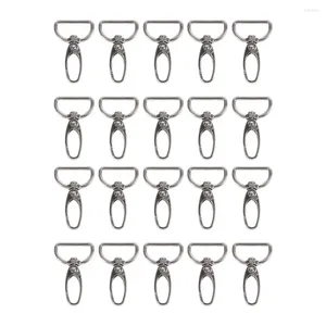 Porte-clés 40pack Lot Boulons à double extrémité Mousqueton Solution robuste et multifonctionnelle Le métal est durable