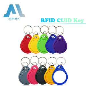 Keychains 5/10pcs RFID Smart NFC Chip Tarjeta CUID Copia rewritable Keychain 13.56MHz Insignia 0 Bloque Cambio de bloque S50 Duplicador de copiadores de etiqueta