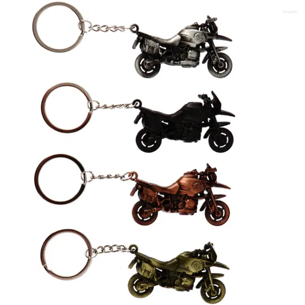 Keychains 50pcs/Juego de lote de alta calidad Metal Pubg Motorcycle Motor Motor Bike Keychain Mixorder al por mayor