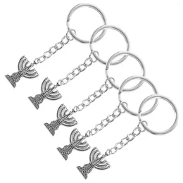 Sleutelhangers 5st Chanoeka-ornamenten Sleutelringen Portemonnee Feestartikelen