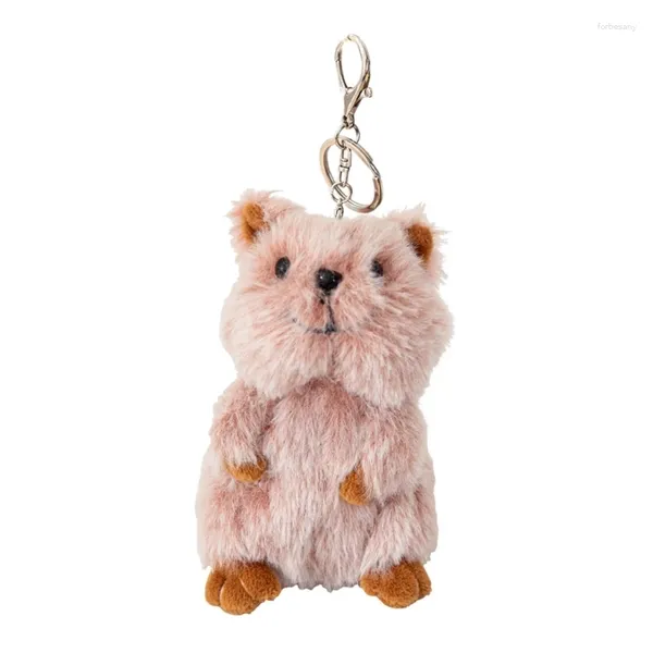 Keychains 652f Sac de trousseau en peluche mignonne Bag Ornement des femmes de sac à main Décorations de sac à main