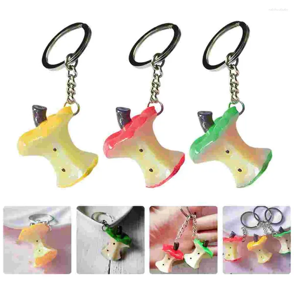 Keychains 6pcs sac pendentif de décoration clé du support de noyau de noyau