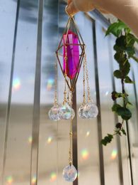 Porte-clés 8-9cm Magic Window Suncatcher Crystal Prism/Prism Hanging Suncatcher/Lune et étoile Witchy Suncatchers/windchimes/tapisserie Enek22