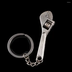 Keychains Treer en métal ajusté Anneau de clé pour hommes pour hommes Spanner Universal Spanner Keyfob Mini Tools Gift Jewelry Gift