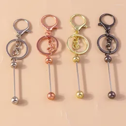 Keychains Aihua DIY Metal Per perlé Clégeur Bar en perle Keychechain Homard Claw Ferm pour sac Backpack Decor Pendeur