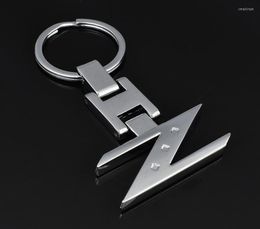 Keychains Style de voiture en alliage Keychai Z Style Anneaux de chaîne de clés pour Nissan 280ZX 300ZX 350Z 370Z ACCESSOIRES SMAL229324944