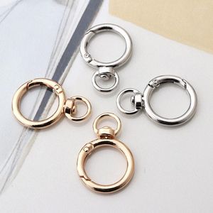 Keychains Alloy Key Chain Rings Swivel Clasts Lanyard Snap Hooks Lobster Claw Split DIY voor sieraden maken