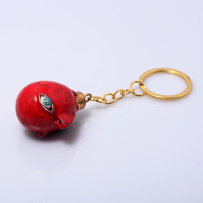 Keychains Anime Berserk Behelit Keychain Guts Griffith Egg Of King Pendant Vintage Rope Chain For Women Men Cosplay Jewelry