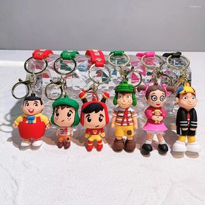 Porte-clés Anime Friday Night Funk Porte-clés Mignon Poupée Figure Garçons Filles El Chavo Porte-clés Pendentif Porte-clés Jouet Cadeau Pour Enfants Hommes Femmes Fans