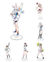 Keychains anime hololive vtuber acrylique usada pekora uruha rushia hosimati Suisei inugami korone sac stand modèle fans de figures keyc7434114