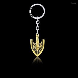 Keychains Anime Jojos Bizarre Adventure Key Chain Keyrings Kujo Jotaro Arrowhouder Pendant Metal Charm Men Sieraden Fred22