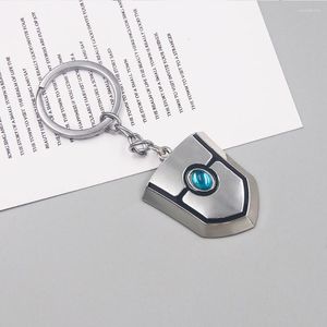 Keychains Anime Keychain De opkomst van Shield Hero Metal Shape Pendant Key Ring For Women Men Men Auto -accessoires Sieraden