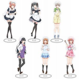 Porte-clés Anime My Youth Love Story Il y a sûrement un problème Stand Yuigahama Yui Uniforme scolaire Debout Posture Figure Modèle DecorKeychain