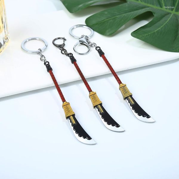 Porte-clés Anime One Piece Porte-clés Barbe Blanche Edward Gate Sword Porte-clés Porte-lame Pendentif Rouge Porte-clés Charme Hommes Bijoux Fred22