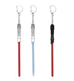 Keychains Aankomst Movie Lichtzwaard Keychain Fashion Key Holder Ring voor Fan039S Gift2637955