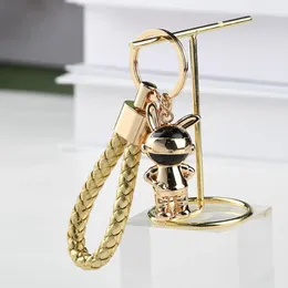 Keychains Astronaute Jewelry Key Chain Keechain for Men Women Femmes Élégant Design tissé durable
