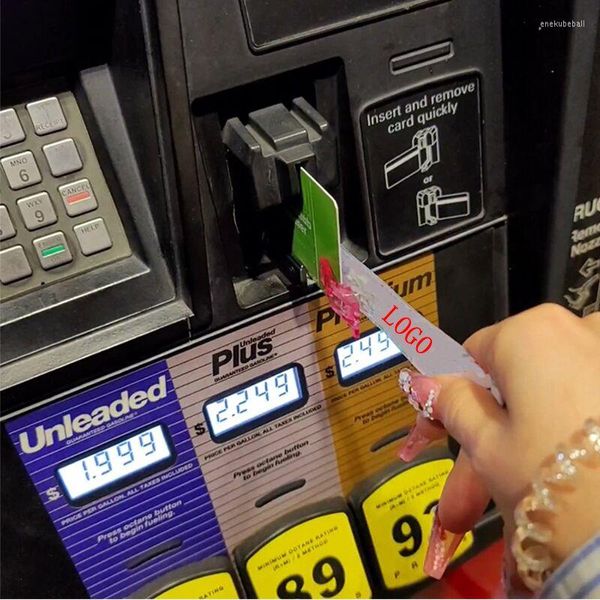 Porte-clés ATM Card Grabber Porte-clés Produit matériel acrylique coloré
