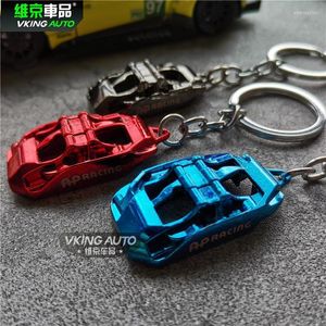 Keychains Auto Parts sleutelketen metaal gemodificeerde remklauw hanger Emel22