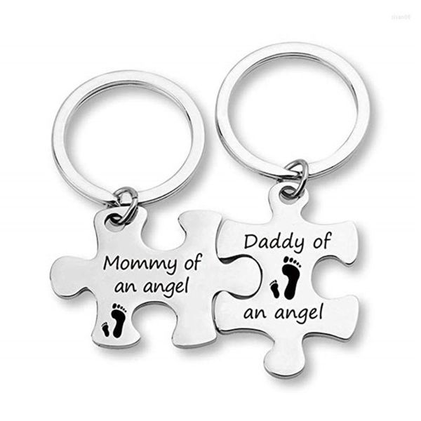 Schlüsselanhänger Baby-Gedenkgeschenke Verlust des Schlüsselrings Fehlgeburt Andenken für Säuglingsbeileidsgeschenk Erinnerung H8WF