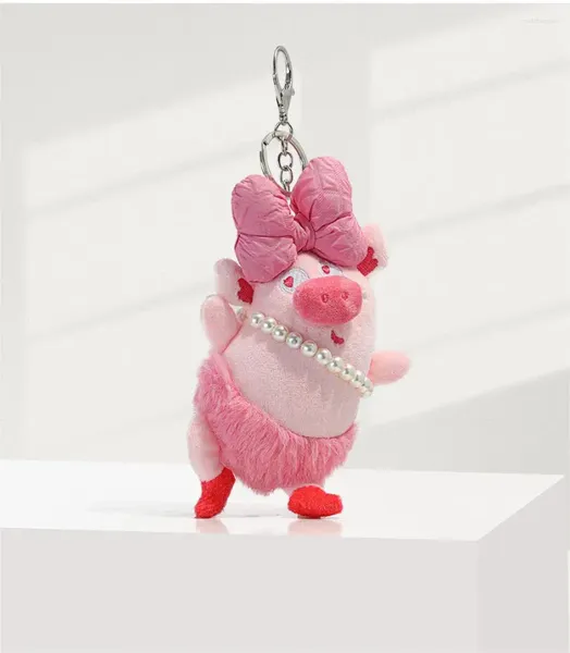 Keychains Ballet Ballet Bag Pig School Colgante Funny Doll Car Keychain 2024 Girls Regalo Pareja