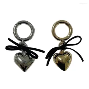 Keychains Bow Telefoon Lanyard Bowknot Heart Hanger Polsband Detachable Charm Keyring draagbare accessoire voor vrouwen 40 GB
