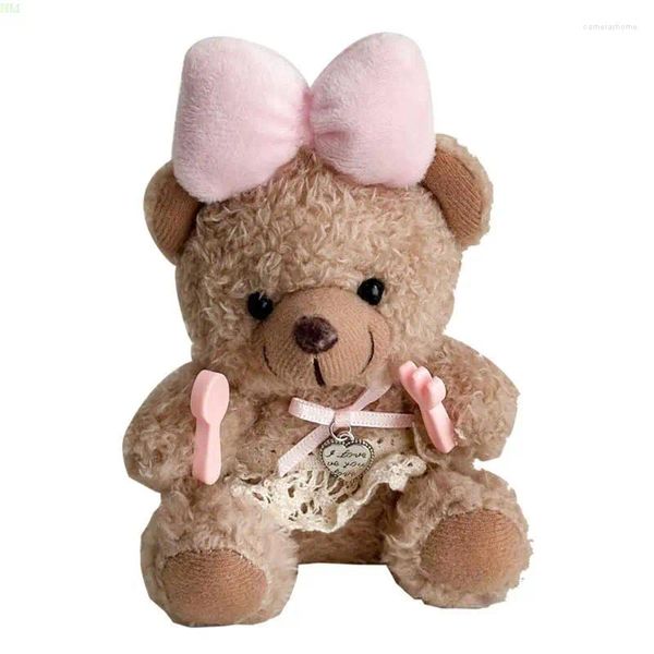 Keychains Bowknot Bear Keynchain et accessoire pendentif de clés élégant pour filles NM