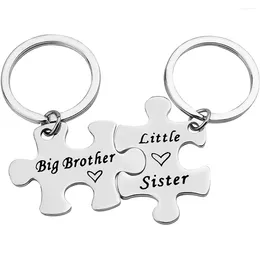 Porte-clés frère soeur porte-clés ensemble cadeaux de Noël anniversaire famille pour soeurs frères