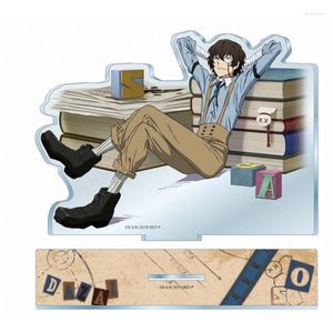 Sleutelhangers Bungo Zwerfhond Anime Sleutelhanger Mannen Sleutelhanger Vrouwen Plaat Bureau Decor Staande Collectie Ornament Accesorios Acryl Osamu Dazai