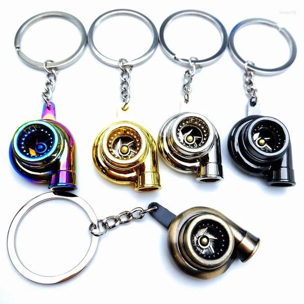 Porte-clés Modification de voiture Imiattion Turbocompresseur Porte-clés Pendentif personnalisé Clés Accessoires Creative Porte-clés Hommes Cadeaux de vacances