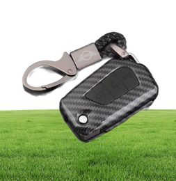 Keychains auto styling lederen metaal embleem sleutelring sleutelhanger voor mini cooper s f56 r56 r53 r50 accessoires met logo ring11105769