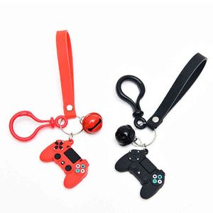 Keychains Cartoon Game Model Keychain PVC Creative Game Console Key Chain Cadeau voor vriend Man auto Key Ring Christmas Gifts For Children T220909