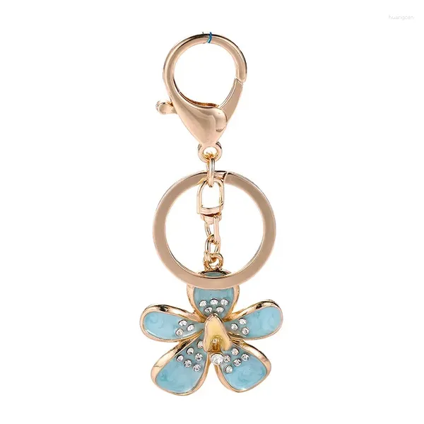 Porte-clés fleurs de cerisier porte-clés fleur pendentif porte-clés pour femmes hommes porte-clés de voiture cadeau