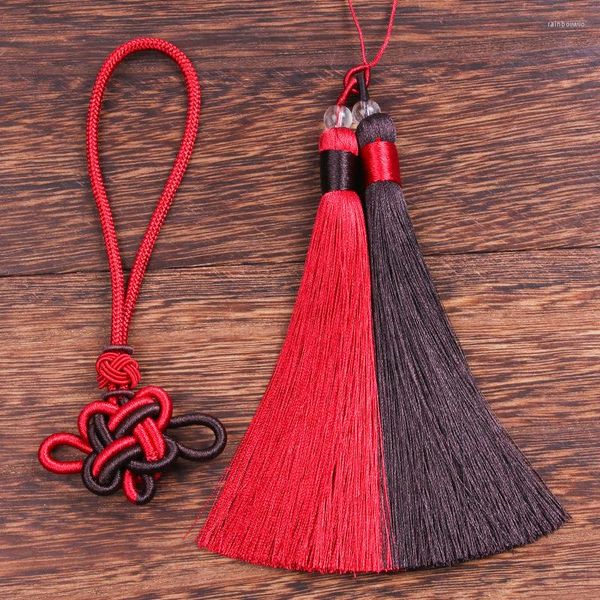 Keychains Knot Tassel Silk Fringe Gling Flower Trim Garming Decorative Decorative Decoration Decoración Home Double Accessori