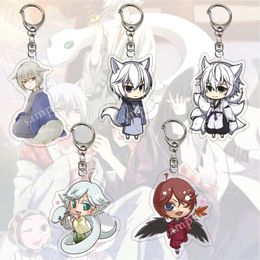 Sleutelhangers Klassieke Kamisama Kus Liefde Sleutelhanger Leuke Tomoe Kurama Mi Zu Ki Anime Figuren Acryl Sleutelhanger Cadeau Voor Vrienden fans