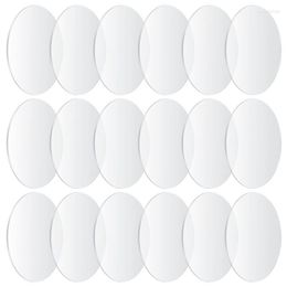 Llaveros Hojas de acrílico redondas transparentes 4 pulgadas Discos circulares Tableros en blanco Signos para marco de imagen Pintura DIY Crafts ENEK22