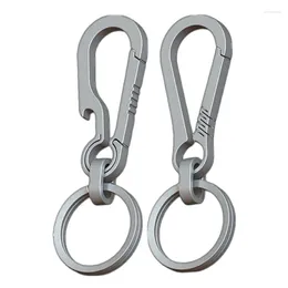 Porte-clés Porte-clés compact Porte-clés élégant Anneaux de fixation Boucles Clip portable pour les amateurs de randonnée et de camping