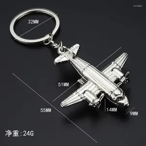 Porte-clés créatif avion avion porte-clés voiture métal porte-clés mâle et femelle chaîne affaires petits cadeaux