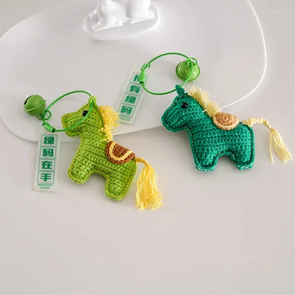 Keychains accesorio creativo de bolsas de niña colgante de caballos