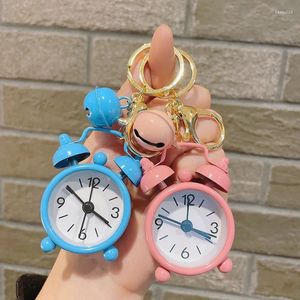 Keychains Mini Clock de alarma Creative Keychain Exquisito COMENTO CAR CASA DE CASA DE LA CERRA DE LA CARRA DEL PNORA PEQUEÑO REFECTO