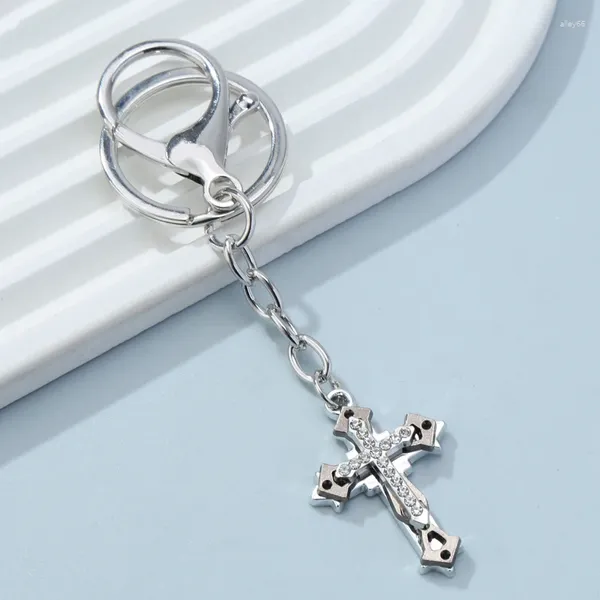 Keychains Cross Alloy Keychain Religious Christian Key Chain